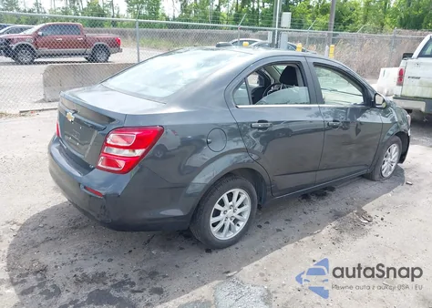 2017 Chevrolet Sonic Lt Auto из США, поврежденный, VIN 1G1JD5SBXH4102715